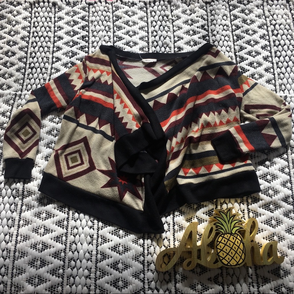 Aztec Style Cardigan